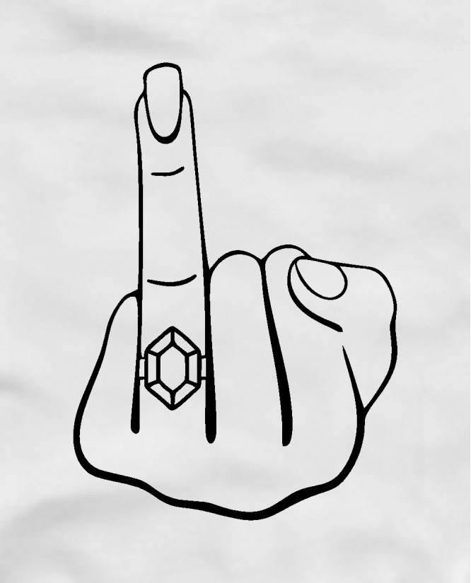 Marškinėliai mergvakariui Ring